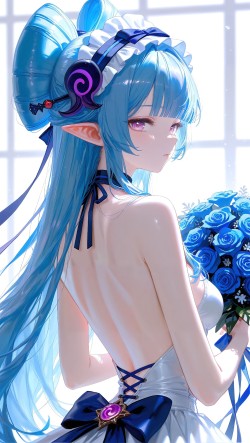 这美美的背，不拔个罐太可惜了 原神 丝柯克 甘雨 芙宁娜 申鹤