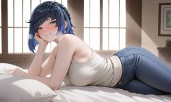 原神夜兰高清电脑壁纸桌面 居家毛衣 二次元图片 提瓦特