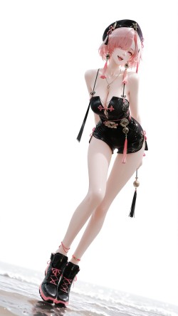 二次元少女大长腿游戏角色美女高清壁纸 长腿女神