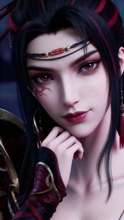 动画沧元图 邪花候 动漫女孩 国漫美女