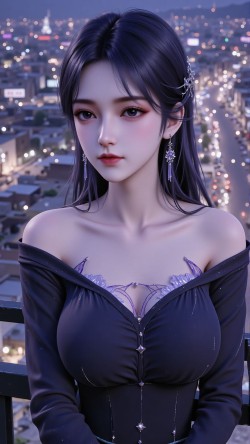 繁华都市 国漫女神高清壁纸 神印王座圣采儿