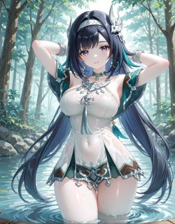 二次元游戏原神 蓝砚 壁纸收藏 分享推荐