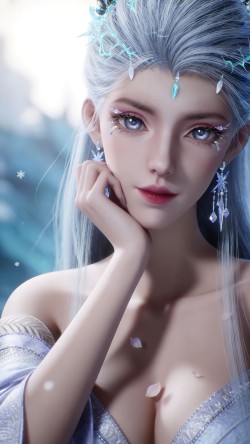 雪帝4k壁纸图片高清版 斗罗大陆2绝世唐门 动漫性感美女福利大眼睛