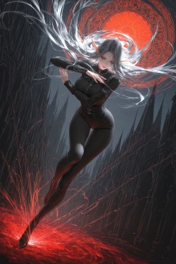 女巫。二次元 动漫壁纸