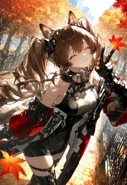 明日方舟终末地 可爱的洁尔佩塔 二次元游戏少女AI绘画图片