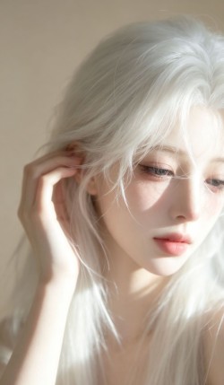 AI写实美女 手机壁纸 逆水寒手游 楼兰版本 游戏角色捏脸 唯美