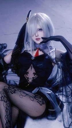 dy@月喑yīn 申鹤 cos 原神cos 原神 二次元