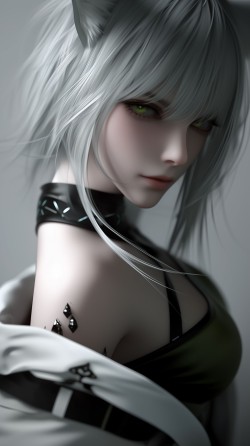 明日方舟 凯尔希 aigc 二次元游戏壁纸