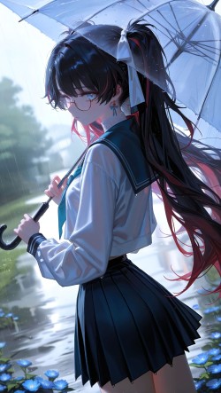 下雨天了好想你 破碎感 鸣潮 珂莱塔 卡提希娅 今汐 折枝