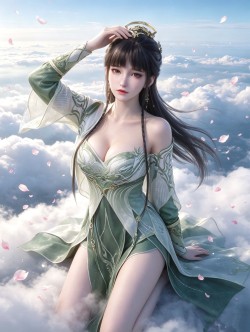 女子低头不见脚尖 已是人间绝色 阮秀 剑来 动漫性感美女身材