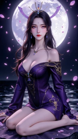 紫霞圣女 ai美女壁纸 动漫壁纸 国漫女神 这也太好看了