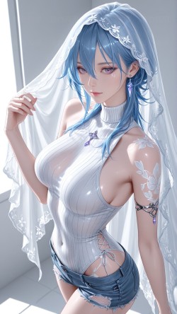 鸣潮 少女 剑 二次元壁纸 同人