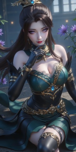 刘月 动漫高清壁纸 长生界 国漫美女