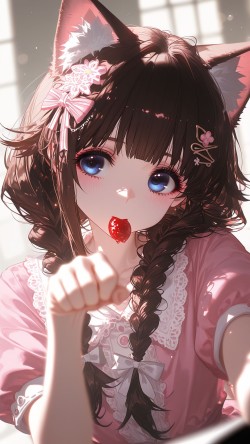 清风上南枝 梦中仍相思 二次元 插画 可爱壁纸