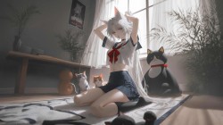 崩坏星穹铁道飞霄 猫耳 桌面壁纸