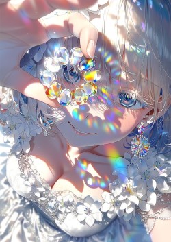 壁纸分享 充满生命力动漫壁纸 二次元炫彩高清图片 眼睛