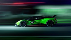 兰博基尼绿色赛车Huracan STO SC 10 Anniversario 电脑壁纸