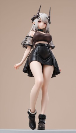 明日方舟 泥岩 手办 壁纸 大长腿美图