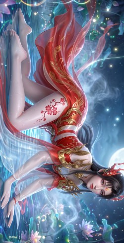 红云猴费的宿命感，清冷红云真的美到骨子里 星辰变最终季 动漫美女壁纸 国漫女神