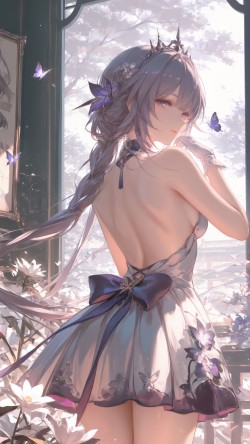 崩坏星穹铁道壁纸 二次元游戏角色遐蝶 手机壁纸