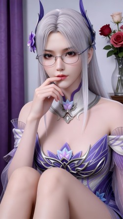 小医仙御姐范儿！斗破苍穹国漫女神 动漫美女