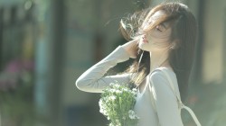 自然 清新 清纯美女高清壁纸