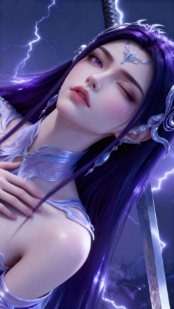 神国之上 叶婵宫 古风 国漫女神 壁纸 美女 妩媚动人