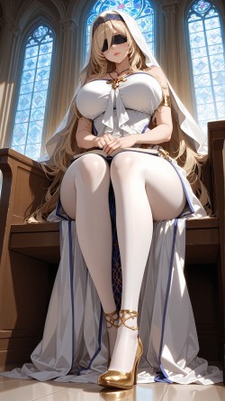 剑之圣女 极品身材 白丝 二次元 ai绘画壁纸