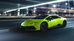 兰博基尼 Huracan Evo Fluo Capsule 绿色跑车 电脑壁纸