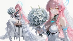 鸣潮 爱弥斯 婚嫁 AI制作 游戏电脑壁纸桌面