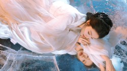 何瑞贤 白色古风美女 唯美 桌面壁纸