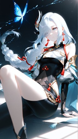 #原神 #申鹤 #ai绘画