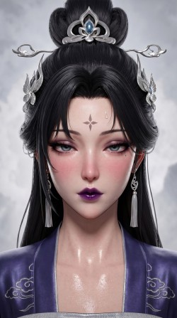 古风古装美女壁纸 质感视觉系美学图片 超高清超清 雀斑