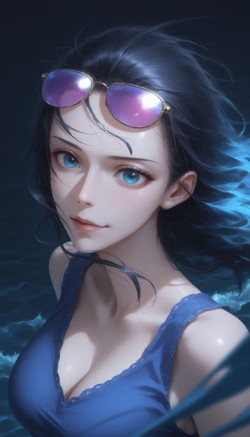 妮可罗宾唯美风 海贼王日漫