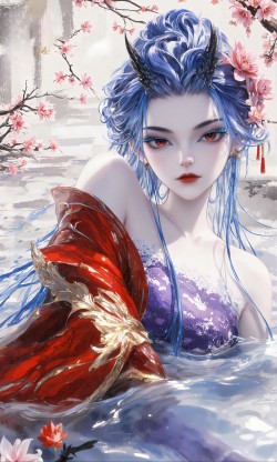 哪吒之魔童闹海 敖闰姑姑 高清 手机壁纸 图片