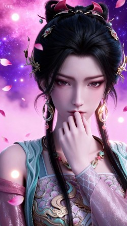 稚圭新建模4k壁纸 手机背景图片 剑来第二季 动漫国漫美女