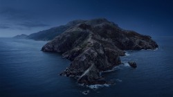 苹果mac os catalina夜晚风景壁纸