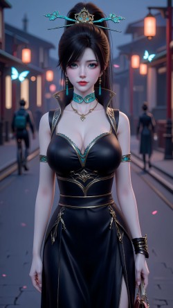 斗破苍穹 青鳞 大长腿 完美身材 职业装