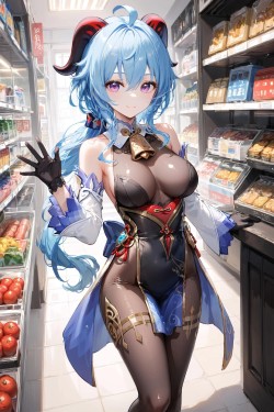 二次元美图手机壁纸【原神 甘雨】游戏图片推荐收藏