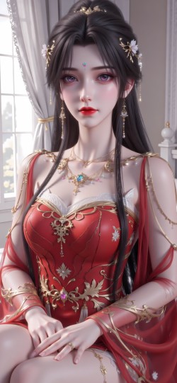 国漫女神 清漪 动漫美女壁纸 完美世界动画