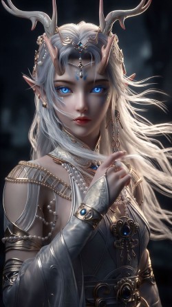 封念云，国漫女神美女壁纸这张有太好看了，精致细节 百炼成神动画