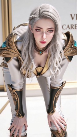 绝世唐门 维娜竖屏壁纸 银发波浪卷<strong>御姐</strong>