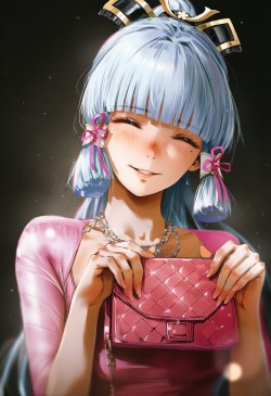 原神 神里绫华 申鹤 二次元游戏壁纸