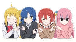 孤独摇滚 后藤独 伊地知虹夏 山田凉 喜多郁代 电脑壁纸