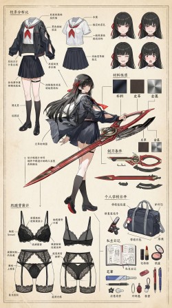 看看内搭鸣潮千咲ai二次元美图壁纸