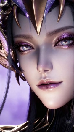 吞噬星空剧场版 决战原始星 虫族女皇 超高清美图 国漫美女 玄机动漫人物建模挺魅惑的