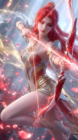 火允儿 百炼成神壁纸 国漫女神美女 动漫女主 红色头发女孩