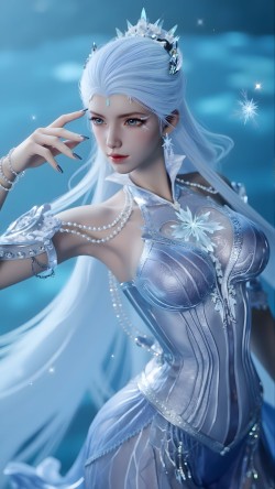 冰天雪女 女神壁纸 国漫美女 动漫影视