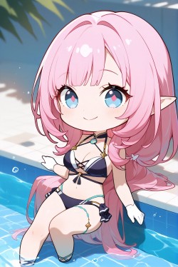 我这边真的变冷了 🥶。#爱莉希雅 #崩坏3 #致爱莉希雅 #人之律者 #stablediffusion