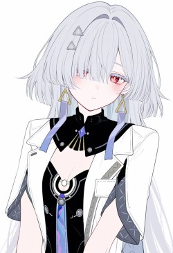 学妹来咯 鸣潮莫宁 二次元游戏 白毛